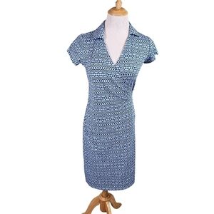 J. McLaughlin Short Sleeve Wrap Dress